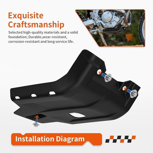 Skid Plate W/Bolt For Kawasaki KLX230 KLX230R KLX230SM （Exclude KLX230 SE）2020-2024 99994-1246 in Kuwait