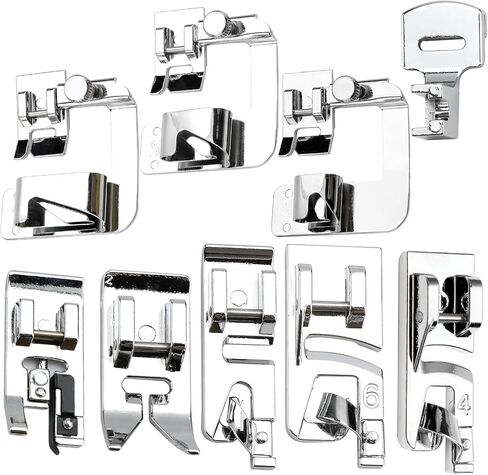 9 Pcs Sewing Machine Presser Foot Kit, Sewing Machine Feet for Low Shank SewingMachine, Snap on Feet Compatible with Singer, Brother, Janome, Babylock, Juki, Kenmore in Kuwait