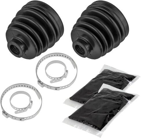 Rear Axle Inner CV Boot Kit w/Grease & Clamps Replacement for Polaris General XP 1000 2020-2023, Ranger, RZR Turbo, Sportsman, Can-Am Outlander Renegade – 2 Pack in Kuwait