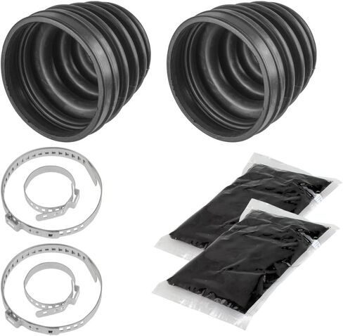 Rear Axle Inner CV Boot Kit w/Grease & Clamps Replacement for Polaris General XP 1000 2020-2023, Ranger, RZR Turbo, Sportsman, Can-Am Outlander Renegade – 2 Pack in Kuwait