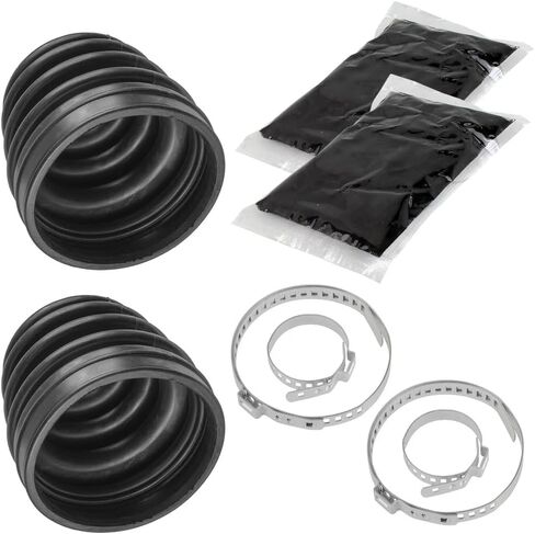 Rear Axle Inner CV Boot Kit w/Grease & Clamps Replacement for Polaris General XP 1000 2020-2023, Ranger, RZR Turbo, Sportsman, Can-Am Outlander Renegade – 2 Pack in Kuwait