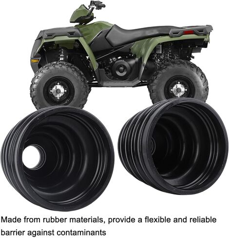 Rear Axle CV Boot Joint Kit, Rubber Dust Cover Boot Joint Replacement for Polaris Sportsman 500 HO EFI 4X4 in Kuwait
