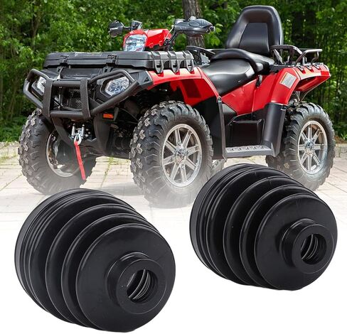 Rear Axle CV Boot Joint Kit, Rubber Dust Cover Boot Joint Replacement for Polaris Sportsman 500 HO EFI 4X4 in Kuwait