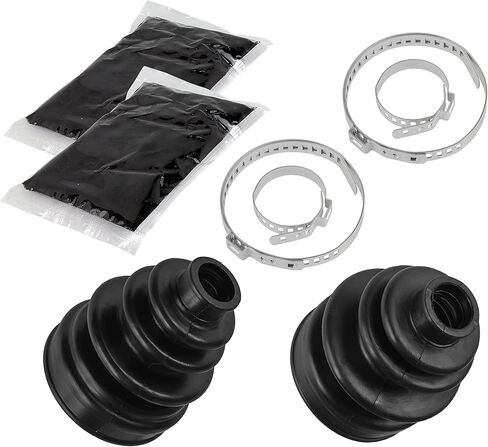 Caltric Rear Axle Inner Outer Cv Boot Kit Compatible with Yamaha Big Bear 400 Yfm400F 4X4 Irs 2007-2012 in Kuwait