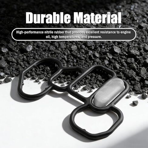 3PCS Oil Filter Housing Gasket Kit with O-Ring,OEM#15825-P8A-A01/36172-P8A-A01 Oil Filter Adapter Gasket Compatible with Acura Honda Saturn,Professional Car Accessories in Kuwait