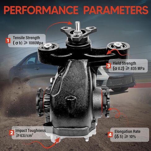 84110751 مجموعة الناقل التفاضلي للمحور الخلفي متوافقة مع كاديلاك Cts 2014-2019، نسبة 3.27 AWD، استبدل OE 23156300، 85571694 in Kuwait