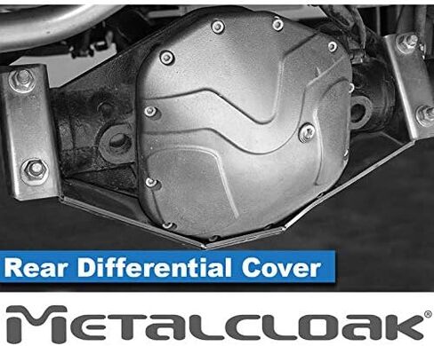 Rear Diff Cover [M220|3rd Gen D44] Rubicon Edition by Metalcloak, Compatible with JL Wrangler and JT Gladiator, Made with Ductile Cast Iron for Pure Protection, Comes Without Coating, Easy Install in Kuwait