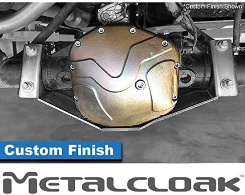 Rear Diff Cover [M220|3rd Gen D44] Rubicon Edition by Metalcloak, Compatible with JL Wrangler and JT Gladiator, Made with Ductile Cast Iron for Pure Protection, Comes Without Coating, Easy Install in Kuwait