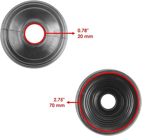Powersports Replacement Parts for Front Axle Inner Outer CV Boot Kit For Polaris Sportsman 500 2011-2012 Mod-C33C-70951 in Kuwait