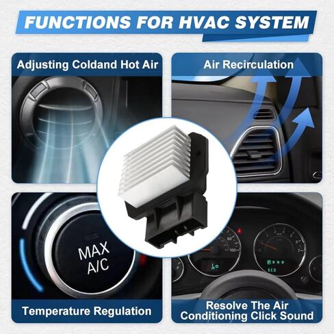 Heater Blower Resistor Compatible with Dodge for Avenger 2007-2014 for Caliber 2011-2012 for Journey 2009-2013 Heater Fan Blower Motor Resistor 68018105Aa in Kuwait