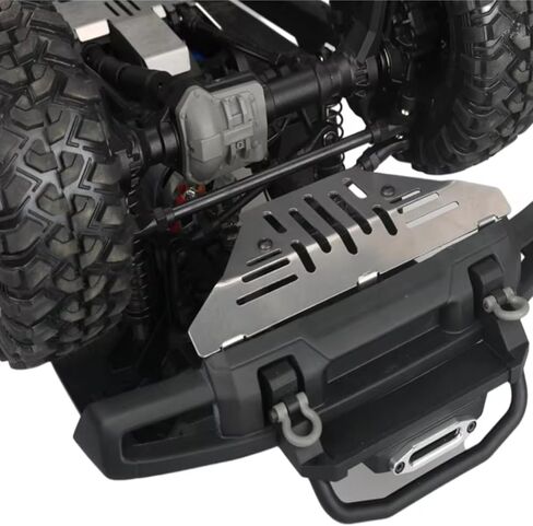 قطع غيار RC متوافقة مع Traxxas لـ TRX4 2021 لـ Bronco 1/10 RC قطع غيار السيارات واقي من الفولاذ المقاوم للصدأ الأمامي لحارس الهيكل in Kuwait