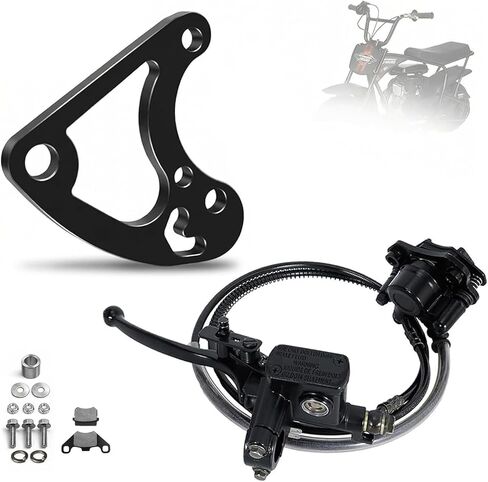 دراجة صغيرة إلى ATV طقم فرامل هيدروليكية لـ FRP GMB100 98cc، Motovox MBX10 Monster Mega Moto MM80 80cc لـ Coleman CT100U CC100X؛ طقم تحويل مثبت بمسامير فولاذية شديدة التحمل in Kuwait