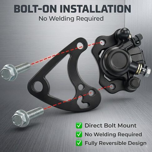 دراجة صغيرة إلى ATV طقم فرامل هيدروليكية لـ FRP GMB100 98cc، Motovox MBX10 Monster Mega Moto MM80 80cc لـ Coleman CT100U CC100X؛ طقم تحويل مثبت بمسامير فولاذية شديدة التحمل in Kuwait