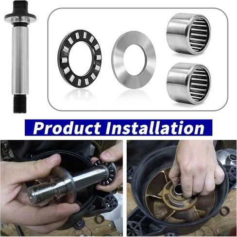 Jet Pump Impeller Shaft & Bearing Seal Kit for Sea-Doo GTI GTX XP 3D 4D GSX LRV RX DI/RFI/Limited/LE/LE RFI/RFIRebuild Kit in Kuwait