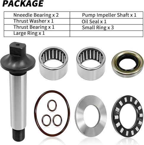 Jet Pump Impeller Shaft & Bearing Seal Kit for Sea-Doo GTI GTX XP 3D 4D GSX LRV RX DI/RFI/Limited/LE/LE RFI/RFIRebuild Kit in Kuwait