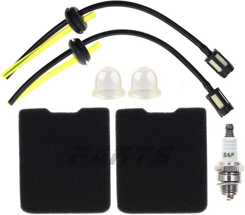 Tune Up Air Filter Fuel Line Primer Kit For Husqvarna 145 155 BT BF 531004430 710670923997 Model_TRD-RST-719 in Kuwait