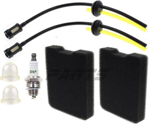 Tune Up Air Filter Fuel Line Primer Kit For Husqvarna 145 155 BT BF 531004430 710670923997 Model_TRD-RST-719 in Kuwait