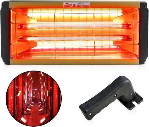 DATOUBOSS 2000W Handheld Infrared Paint Curing Lamp Shortwave Paint Drying Lamp 110V Car Infrared Paint Heating Lamp for Car Body Repair Tool in Kuwait