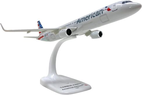 American (13-Cur) A321neo 1:200 - Plastic Snap-Fit Model Airplane - Collectible Replica of American Airlines Aircraft - Part# AAB-32100H-017 in Kuwait