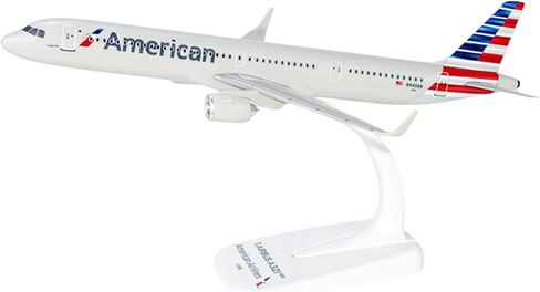 American (13-Cur) A321neo 1:200 - Plastic Snap-Fit Model Airplane - Collectible Replica of American Airlines Aircraft - Part# AAB-32100H-017 in Kuwait
