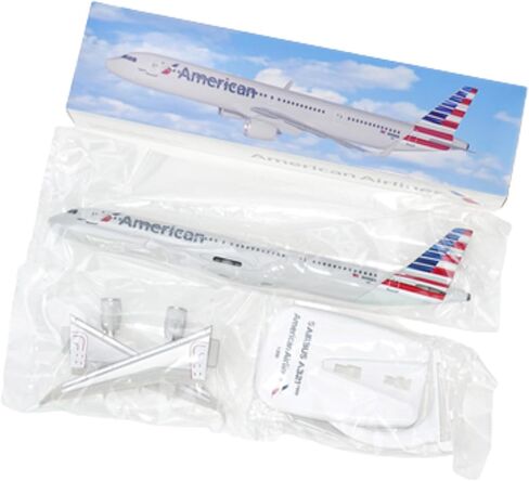 American (13-Cur) A321neo 1:200 - Plastic Snap-Fit Model Airplane - Collectible Replica of American Airlines Aircraft - Part# AAB-32100H-017 in Kuwait