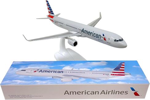 American (13-Cur) A321neo 1:200 - Plastic Snap-Fit Model Airplane - Collectible Replica of American Airlines Aircraft - Part# AAB-32100H-017 in Kuwait