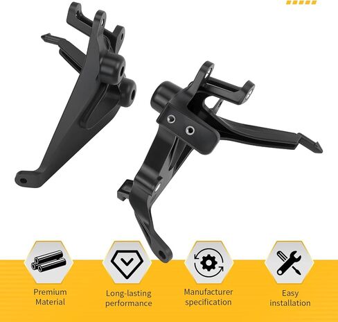 M MATI Left Right Headlight Brackets Fender Stay for Yamaha Rapto-r 700 YFM700 YFM700R 2013-2025 1PE-F1513-01-00 1PE-F1514-01-00 in Kuwait