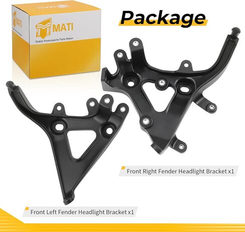 M MATI Left Right Headlight Brackets Fender Stay for Yamaha Rapto-r 700 YFM700 YFM700R 2013-2025 1PE-F1513-01-00 1PE-F1514-01-00 in Kuwait