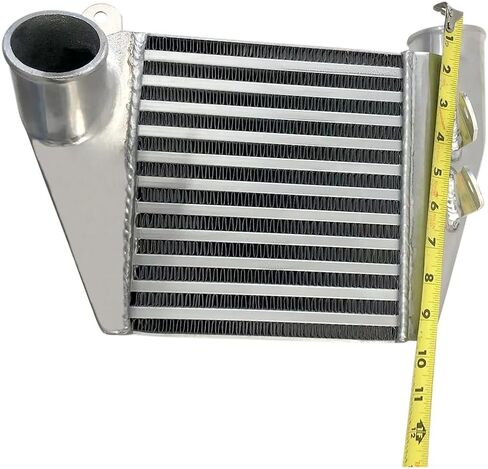 Side Mount Turbo Upgrade Intercooler 2.5" I/O Compatible with VW Golf & Jetta MK4 1.8T Turbo 1999-2004 in Kuwait