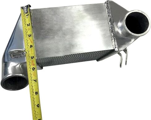 Side Mount Turbo Upgrade Intercooler 2.5" I/O Compatible with VW Golf & Jetta MK4 1.8T Turbo 1999-2004 in Kuwait