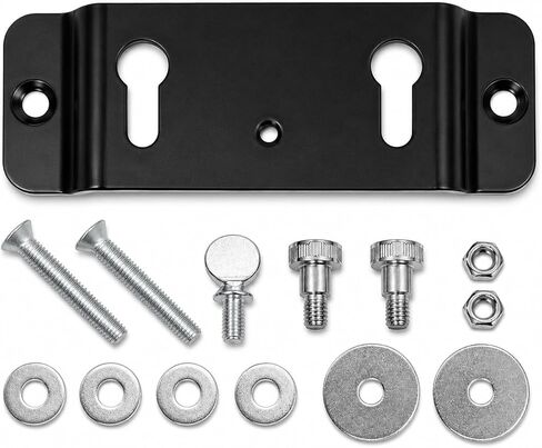 TK-3000 Trailer-Stop Adapter Kit, Quick Connect Floor Mount Bracket for Motorcycle Wheel Chock System, Reinforced Steel Base for Trailer Use in Kuwait