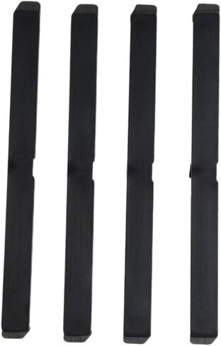 4 Piece Roof Rail Cover for Opel Astra H Black Plastic Fit Front and Rear Direct Replacement for Model 51 87 877/51 87 878 in Kuwait