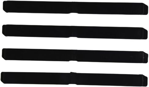 4 Piece Roof Rail Cover for Opel Astra H Black Plastic Fit Front and Rear Direct Replacement for Model 51 87 877/51 87 878 in Kuwait