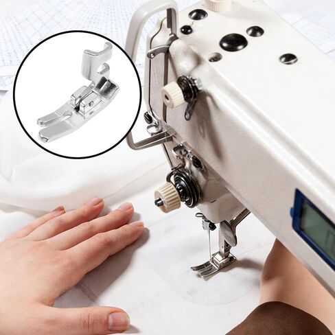 4-Pack 10mm (0.4" Wide) Low Shank Straight Stitch Presser Foot,Compatible with Singer Brother Janome Juki Babylock Elna Kenmore White Necchi Simplicity and More Sewing Machines in Kuwait
