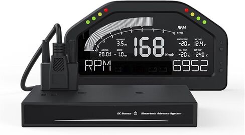DO926 Sincotech 7-Color لوحة القيادة سباق قياس عرض مجموعة أجهزة استشعار شاشة LCD in Kuwait
