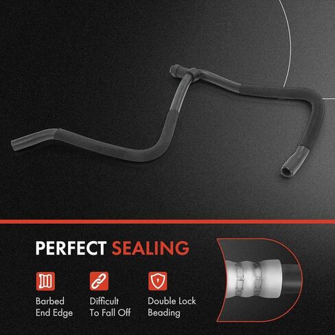 A-Premium Power Steering Hose Return Hose Line Assembly Compatible with Audi Q7 2007-2010 3.6L, Q7 2011-2015 3.0L, Gear/Rack Pinion To Reservoir in Kuwait