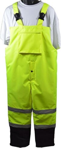212 Main ANSI-ISEA 107-2015 Class E Waterproof Quilted Thermal Bib Rain Pants, 5X in Kuwait