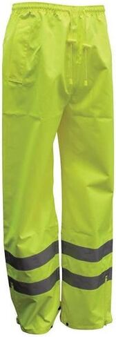 212 Main Hi-Vis Yellow Polyester Unisex Rain Pants 2XL in Kuwait