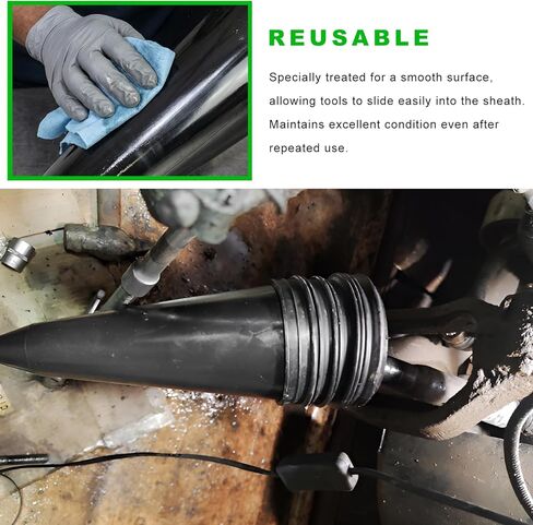 CV Boot Installation Cone Tool, Smooth Stretch Auto Axle Boot Installer with Large Opening OD 4.3", Professional Car CV Boots Expander Tool for Quick & Accurate Installation in Kuwait