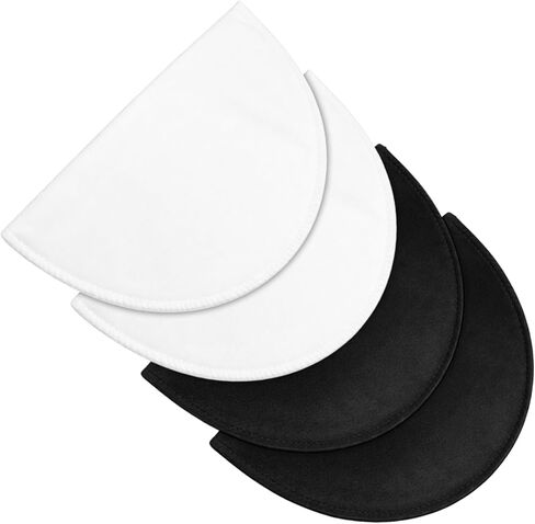 2 Pairs Washable Shoulder Pads for Women and Men, Soft Thin Set-in Sewing Sponge Pads, Shoulder Enhancer for Suit Blazer Coat Jacket Dress in Kuwait