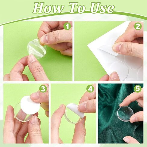 NBEADS 20 Pcs Hem Weights for Dress, Dress Weights for Women Hem with 100 Pcs Double-Sided Adhesive Acrylic Sticker Acrylic Garment Weight for Wind Skirt, Invisible Multi-use in Kuwait