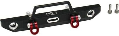 Hot Racing SXTF03CM01 Aluminum Front Bumper Fairlead Light Buckets SCX24 axial in Kuwait