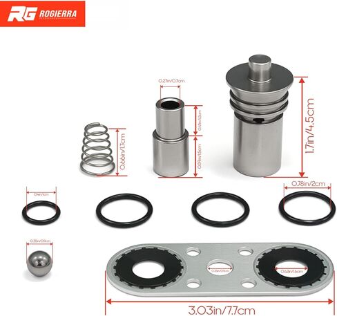 6L80 6L90 8L90 Sure Cool System Kit STL010 With Bypass Gasket Compatible with GM Cadillac Chevy GMC (2014+), Replaces 8L90 8L80 8L90E 10L90 Thermostat Bypass Kit Enhances Transmission Cooling in Kuwait