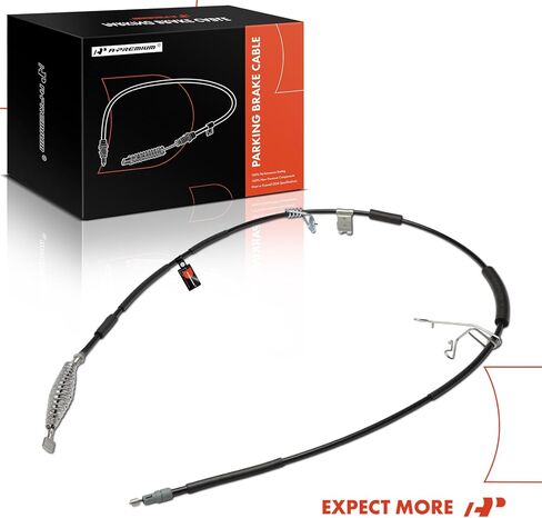 A-Premium Rear Passenger Side Parking Brake Cable Assembly Compatible with Ford Models: F-250 F-350 Super Duty 2011-2016, F-450 Super Duty 2011-2014/2016, E-350 Super Duty 2015 in Kuwait