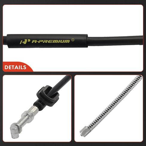 A-Premium 2-PC Set Rear Driver and Passenger Side Parking Brake Cable Assembly Compatible with Subaru Models - Impreza 2005-2007 in Kuwait
