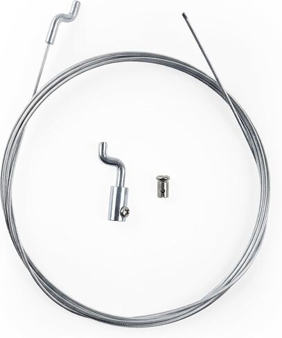 YAMAKATO 1/16 Universal Lawn Mower Throttle Cable Repair Kit with Adjustable Z-Bend Cable End for Brush Cutter Mini Bike Go Kart DIY Lawnmower Cable (1.5mm * 2.5M) in Kuwait