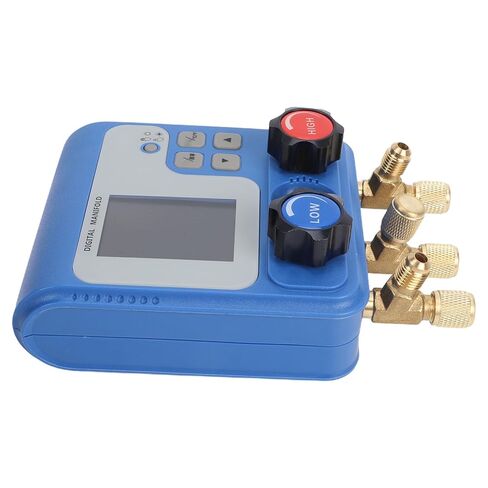 Greensen Digital Manifold 3 Port HVAC Dual with Color LED Screen for HVAC Automotive AC Systems R134a R410A R1234yf in Kuwait
