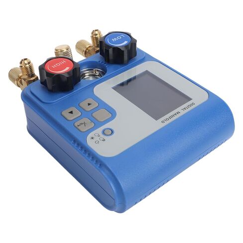 Greensen Digital Manifold 3 Port HVAC Dual with Color LED Screen for HVAC Automotive AC Systems R134a R410A R1234yf in Kuwait