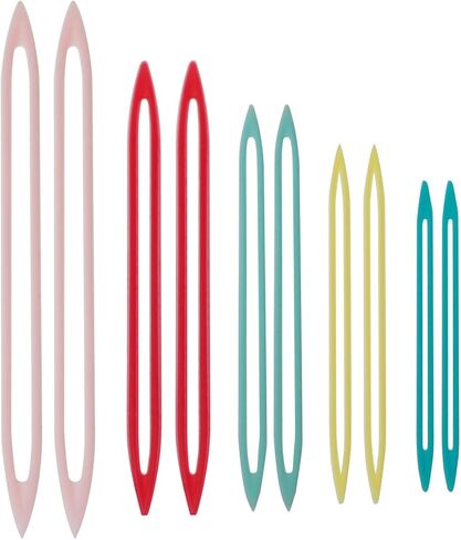XGNG 3 Packs 15 PCS Plastic Fish Shaped Thick Yarn Needles Large Eye Finishing Yarn Needles Knitting and Crocheting Tools for Making Sweaters Doll Clothes in Kuwait