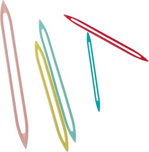 XGNG 3 Packs 15 PCS Plastic Fish Shaped Thick Yarn Needles Large Eye Finishing Yarn Needles Knitting and Crocheting Tools for Making Sweaters Doll Clothes in Kuwait